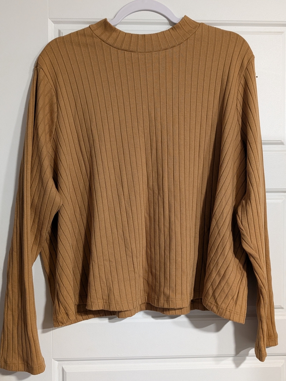 Old Navy Ribbed Crewneck Sweater - Camel Brown